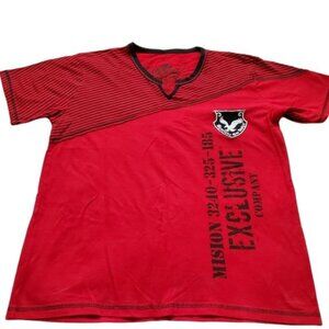 Mystique one design mens Red shirt size XL short sleeves graphic